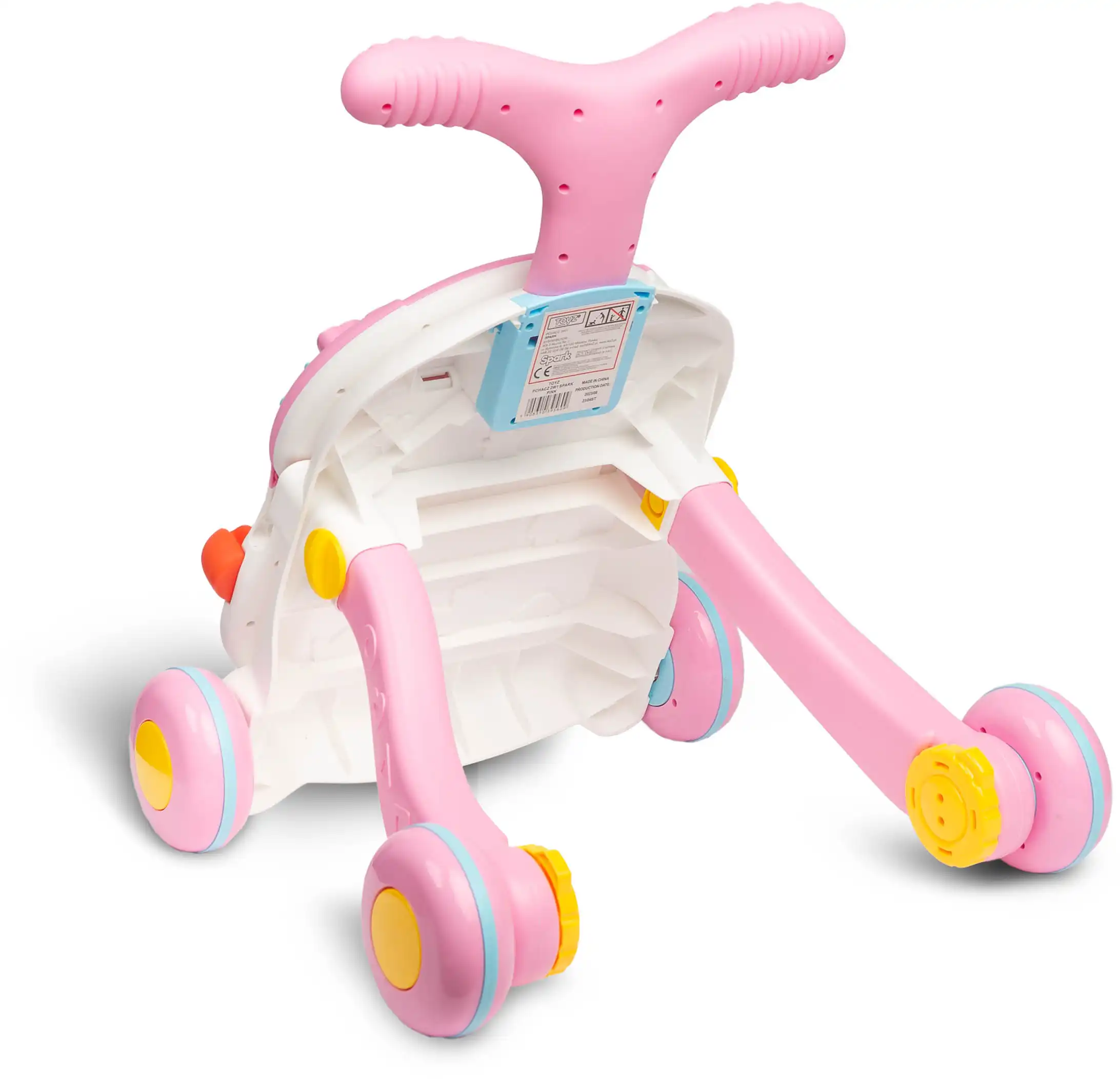 Ходунки 2 в 1 Caretero Spark Pink